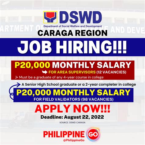 dswd caraga hiring